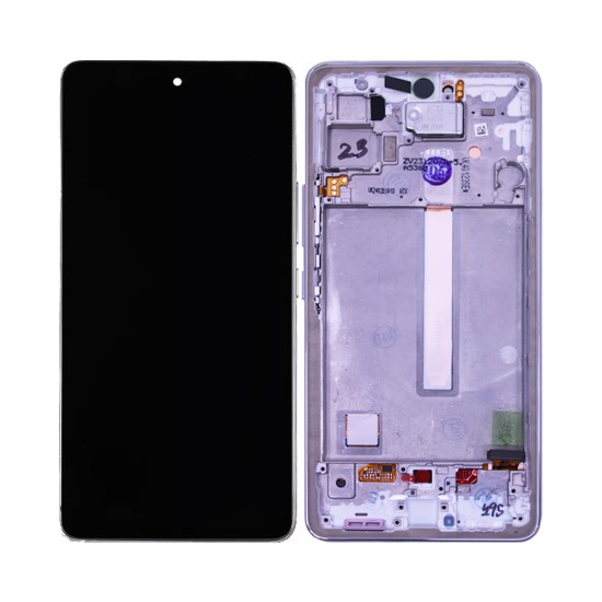 Touch+Display+Frame Samsung Galaxy A53 5G 2022/A536F Service Pack Branco